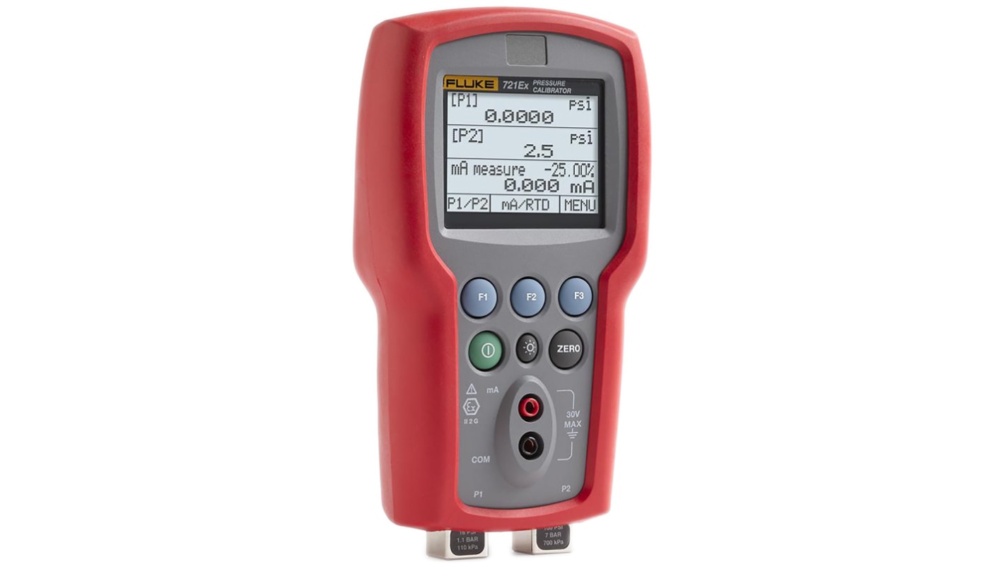 Calibrateur de pression Fluke 721EX, -0.83bar à 1.1bar