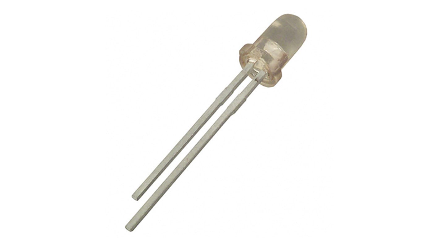 Optek IR-emitterende diode, 2 ben Hulmontering 16 mW/cm² 890nm, Dim.: 5.97 x 8.64mm 5 mm (T-1 3/4)