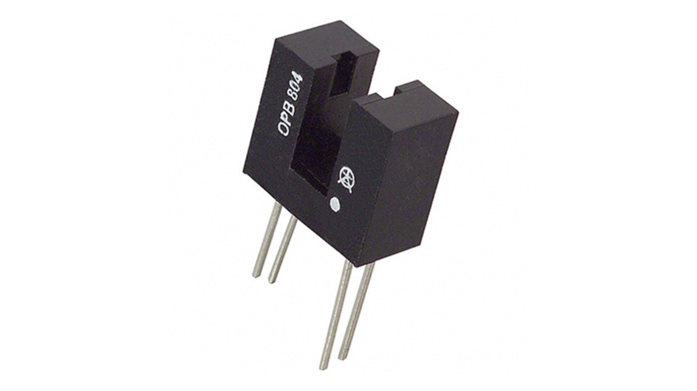 Interruttore ottico a taglio Optek, 4 pin, slot da 3.94mm, uscita Transistor, Montaggio con foro passante