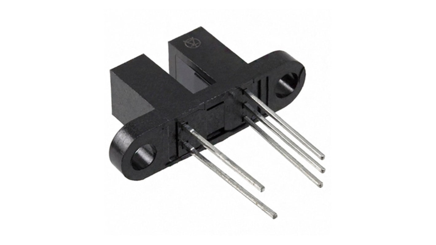 Interruttore ottico a taglio Optek, 5 pin, slot da 3.18mm, uscita Transistor, Montaggio con foro passante