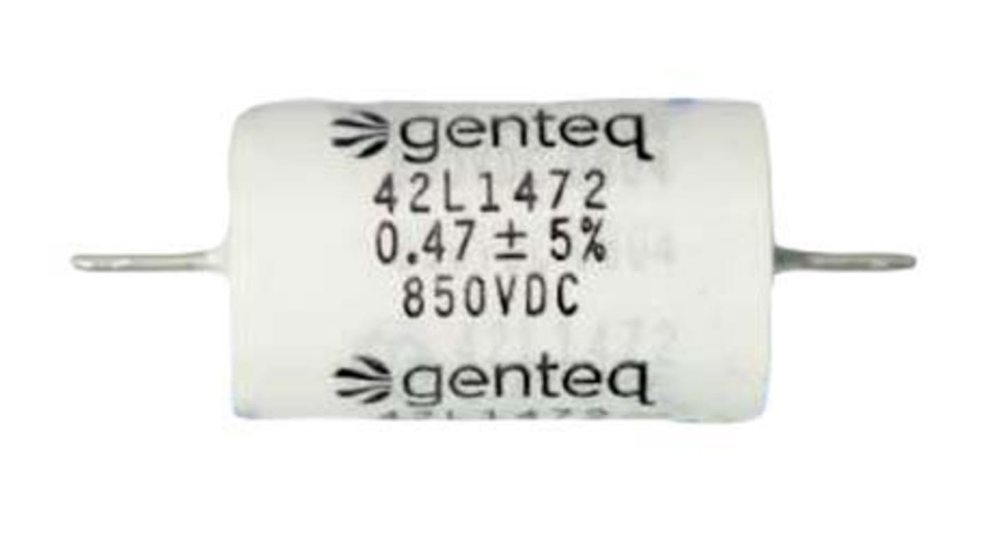 Genteq 42L Metallised Polypropylene Film Capacitor, 450 V ac, 850 V dc, ±5%, 470nF