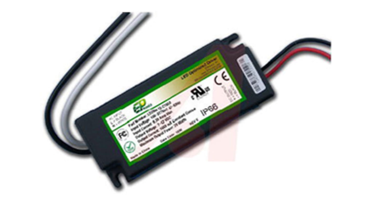 EPtronics INC. LED-driver, Output: 12V, 1.66A, 20W, Dimming dæmpning IP66, konstant strøm