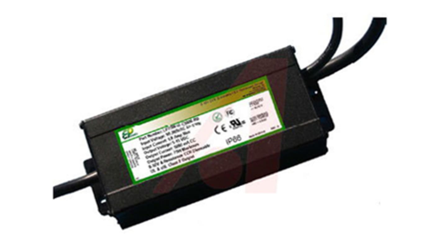 EPtronics INC. LED Driver, 15V Output, 75W Output, 5A Output, Constant Current Dimmable