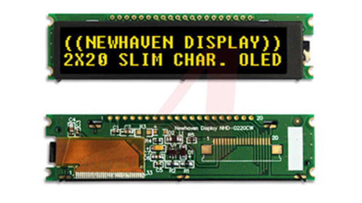 Barevný displej LCD podsvícení LED rozhraní 4/8bitový paralelní, I2C, SPI NEWHAVEN DISPLAY INTERNATIONAL Žádné