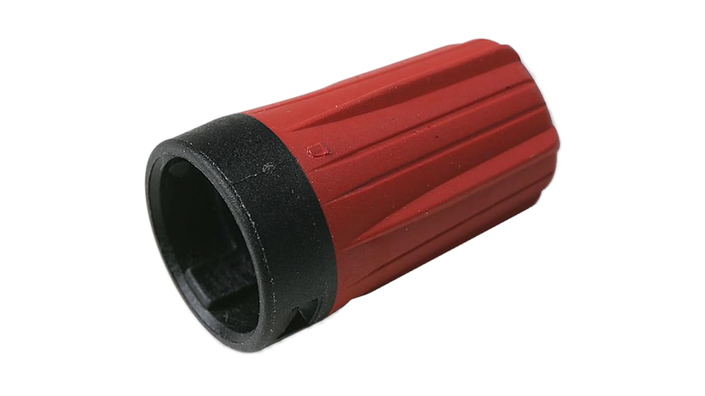 Osłona gumowa odciążająca, Osłona kabla, czerwona, do użytku z: Złącze BNC RearTWIST