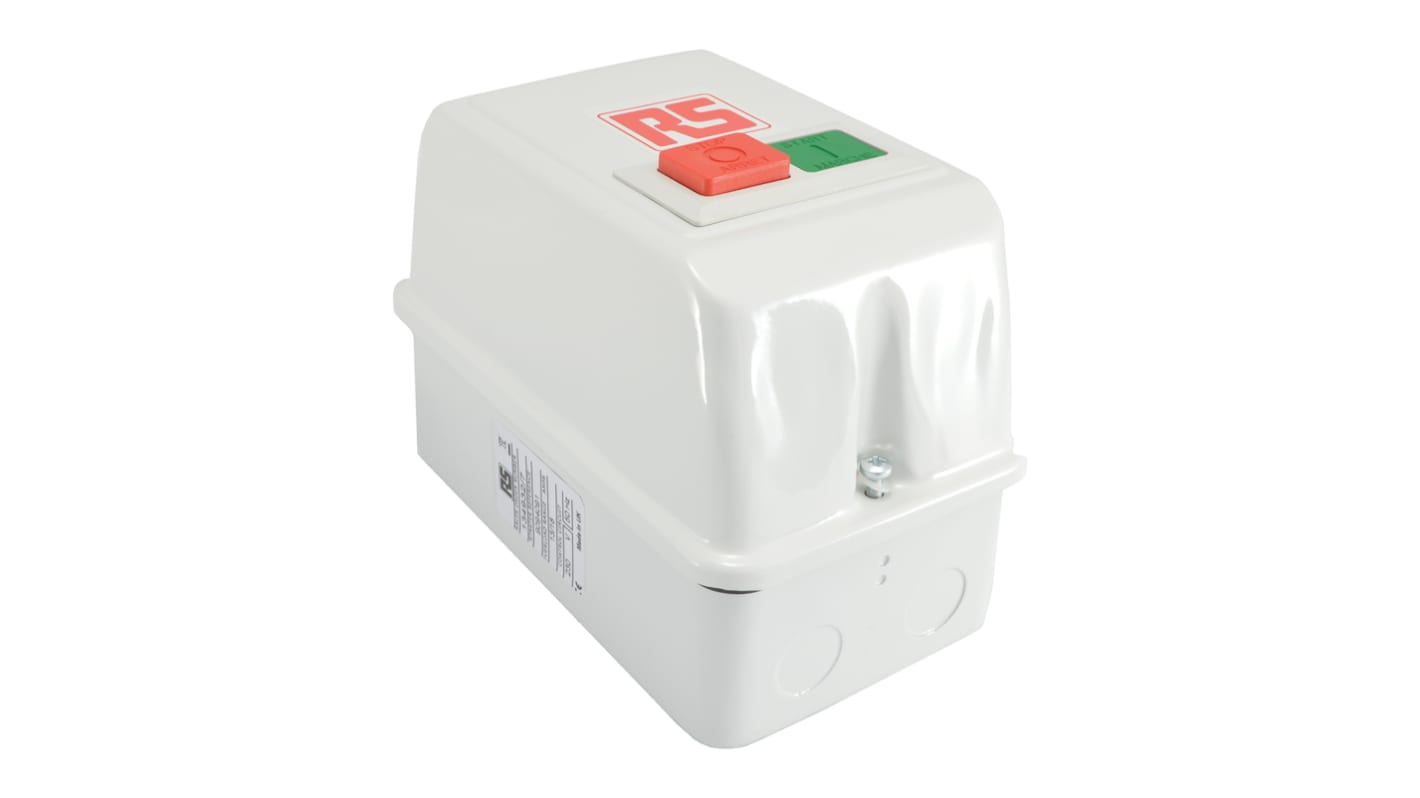 RS PRO DOL Starter, DOL, 3.7 kW, 415 V ac, 3 Phase, IP55