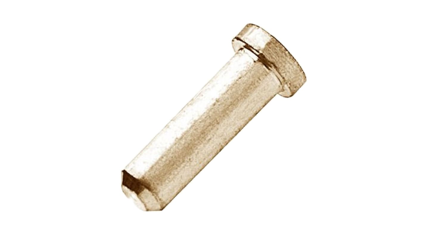 Conector hembra discreto HARWIN H3153-05, , 1 contacto contactos, Recto, Revestimiento de Oro, 2A, Carcasa de Latón