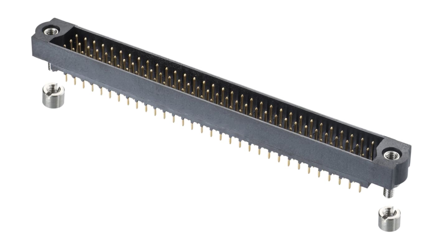 Conector macho para PCB HARWIN serie Datamate J-Tek de 96 vías, 3 filas, paso 2.0mm, para soldar, Montaje en orificio