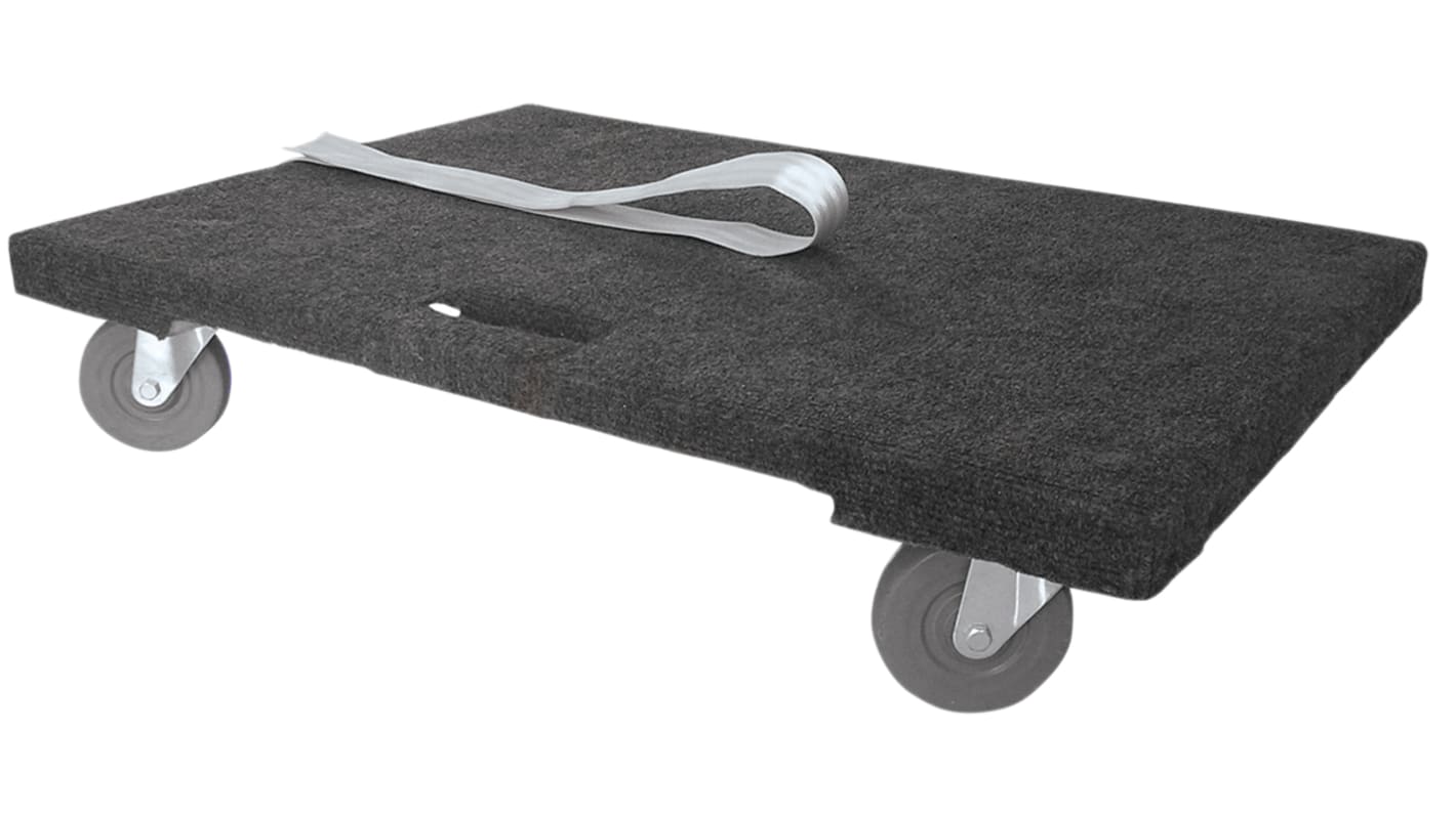 RS PRO Plywood Dolly, 200kg Load, 460mm W x 760mm L x 160mm H RS