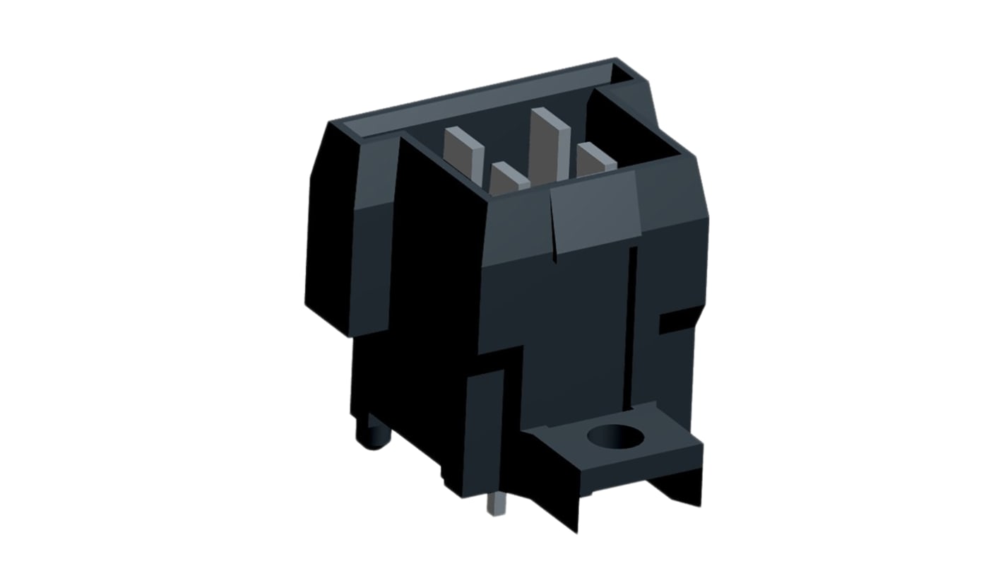 Conector de automoción TE Connectivity Macho de 4 vías en 2 filas, terminación: Soldador