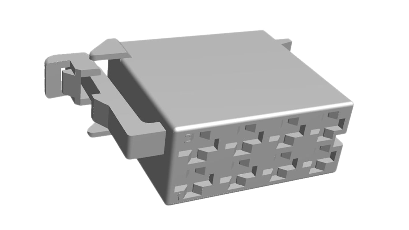 TE Connectivity Junior Timer, 8P , 2 Rangées Connecteur automobile Femelle type Boîtier de connecteur pour l'automobile