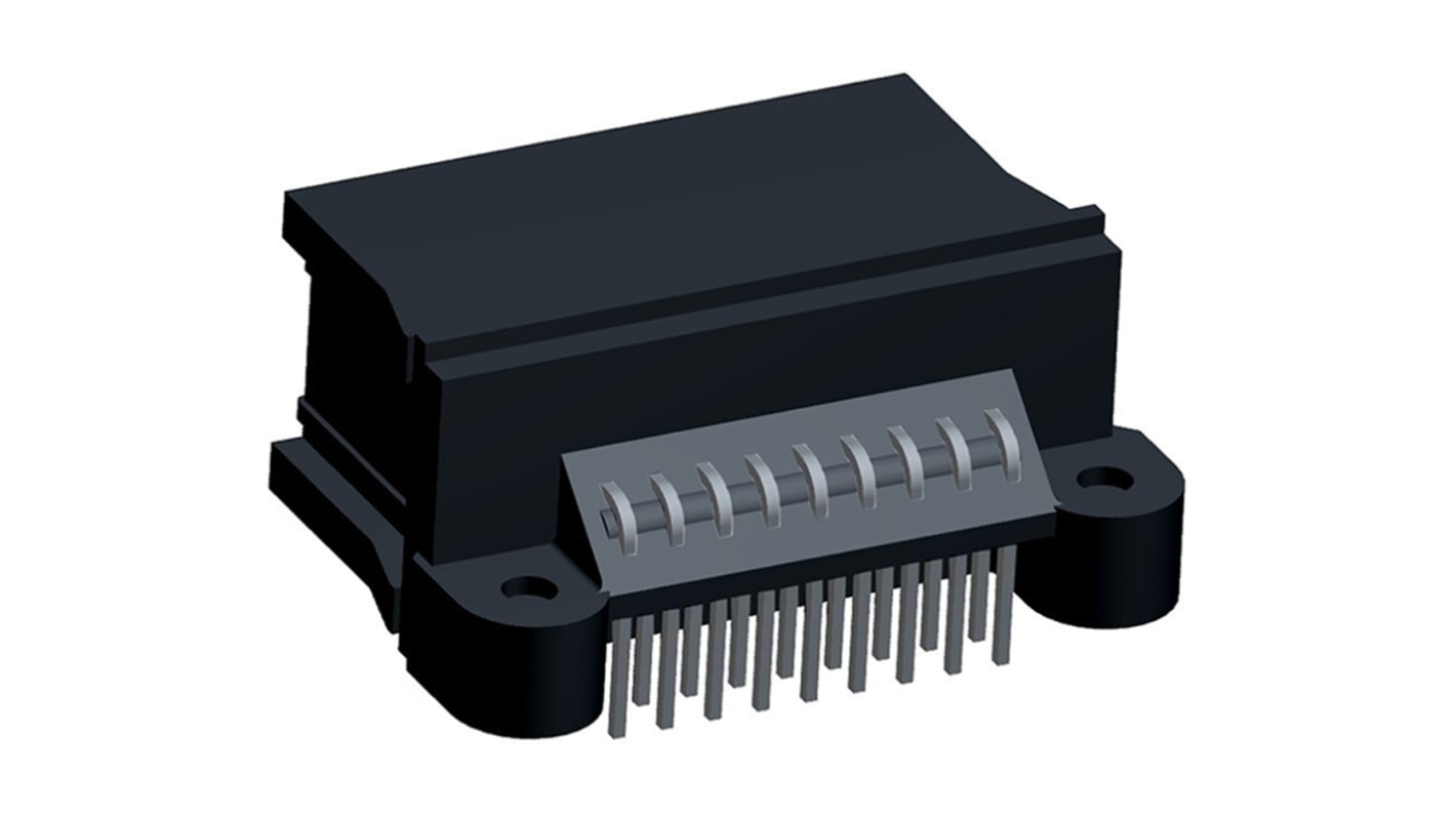 TE Connectivity, Micro Quadlok System Automotive Connector Plug 18 Way, Solder Termination