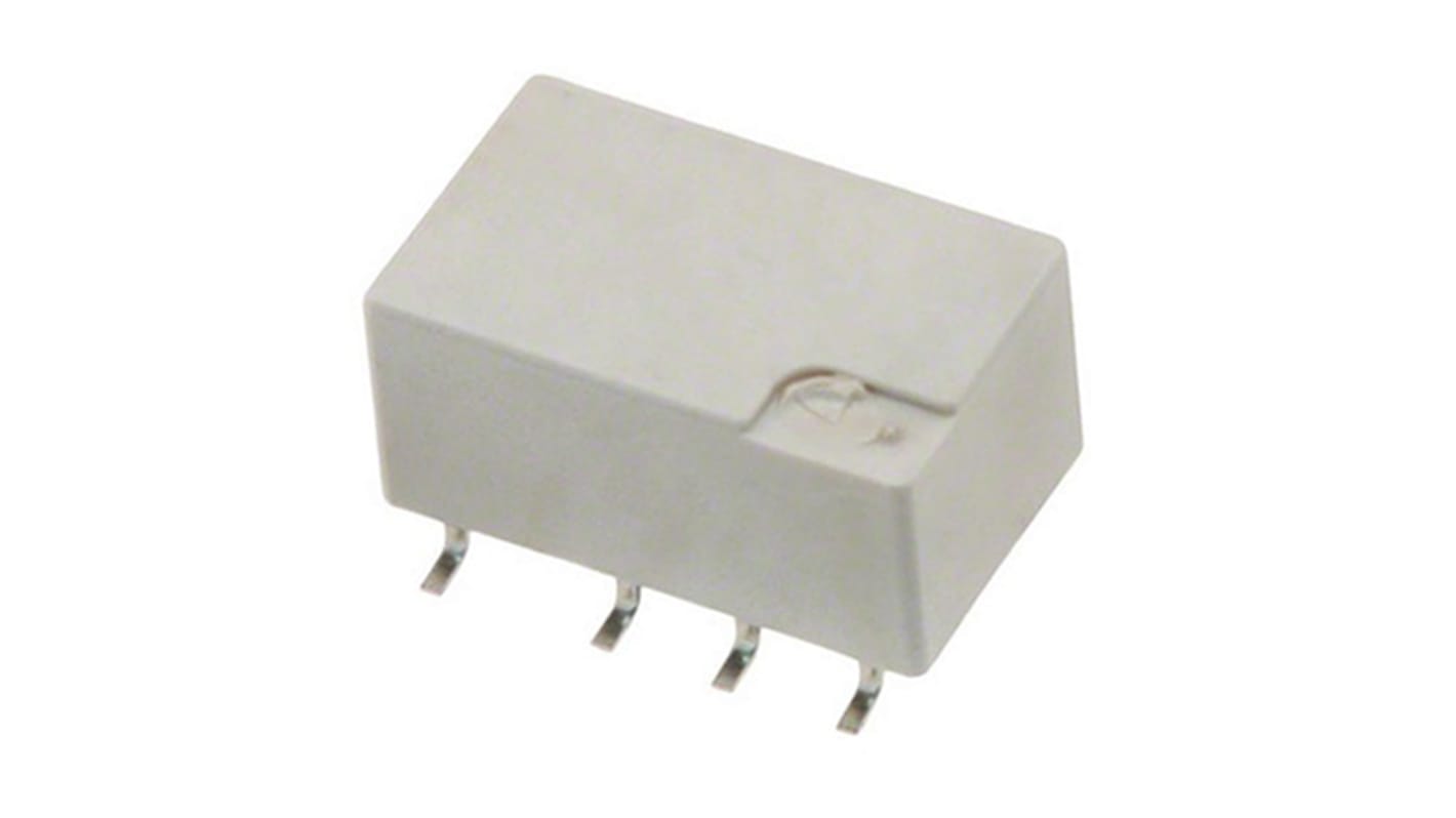 TE Connectivity Surface Mount Signal Relay, 3V dc Coil, 2A Switching Current, DPDT