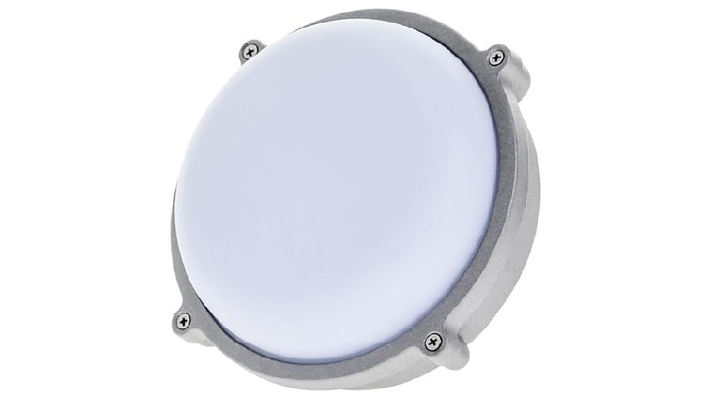 Průmyslová svítidla, 25 W, typ žárovky: LED LED Bulkhead, 230 V AC, IP65, Odlitek včetně světelného zdroje s bílým