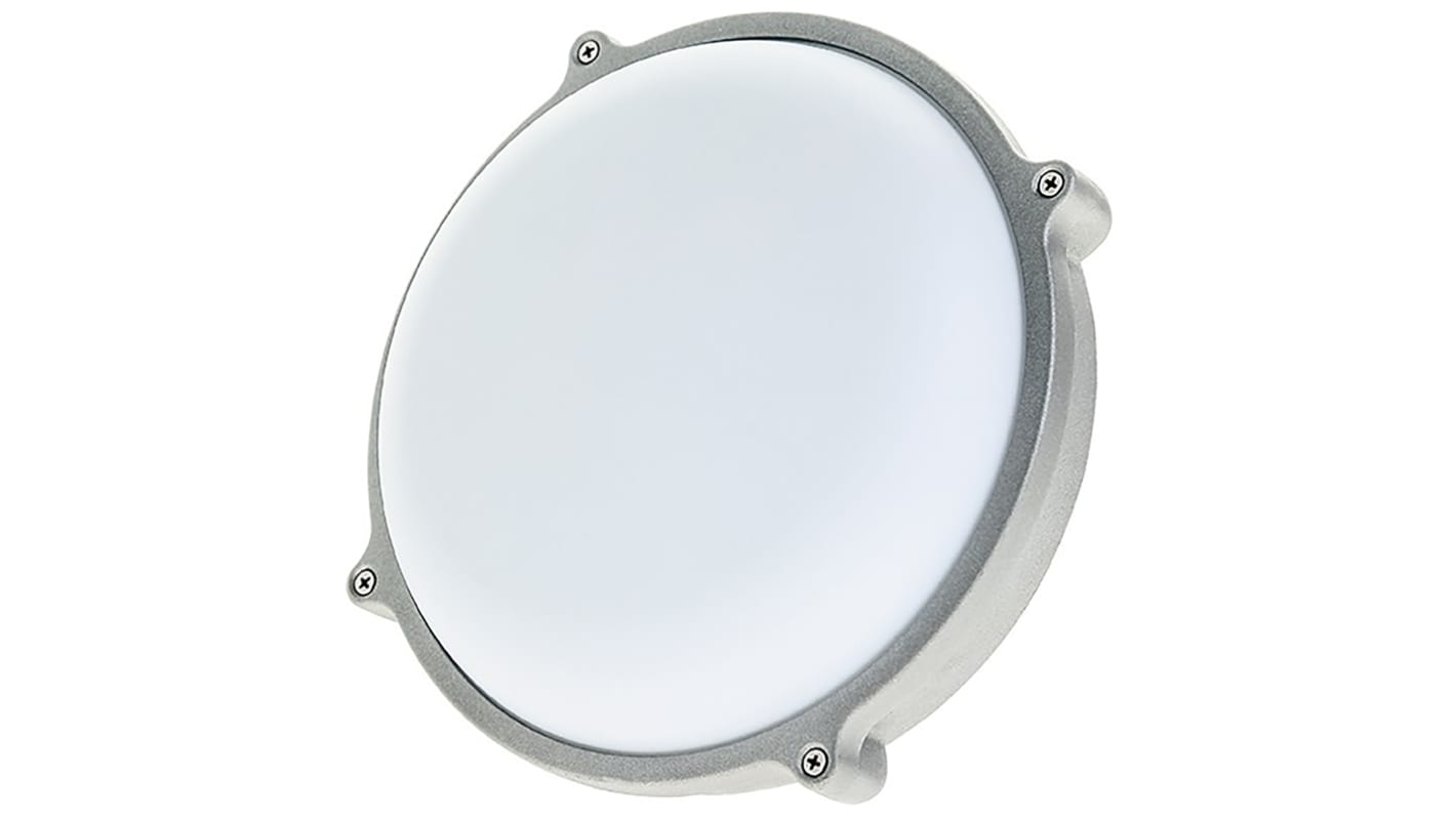 LEDBHR7W Timeguard Round LED Bulkhead Light, 7 W, 230 V ac, Lamp