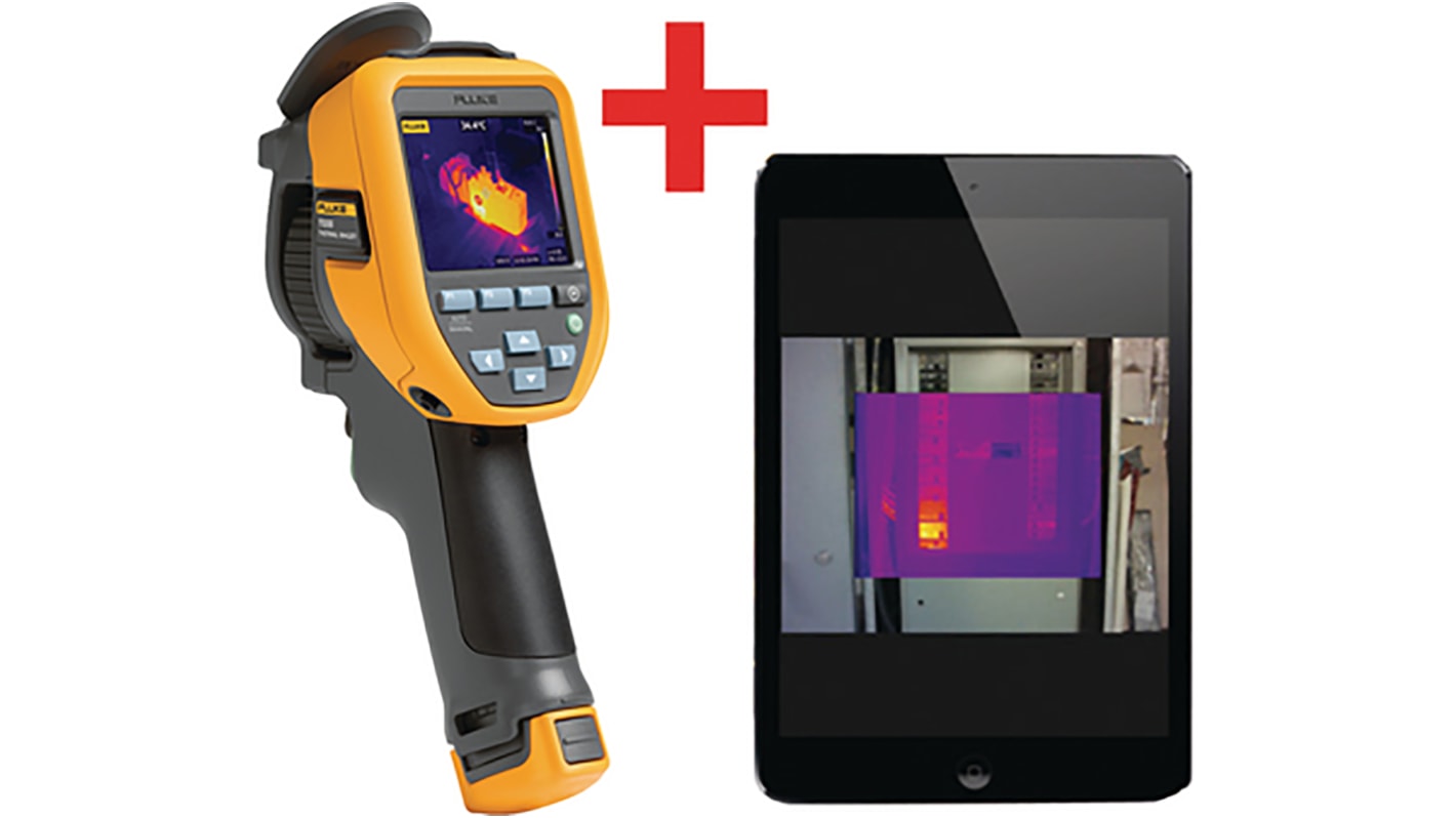 Fluke TiS55 Thermal Imaging Camera, -20 → +450 °C, 220 x 165pixel Detector Resolution With RS Calibration