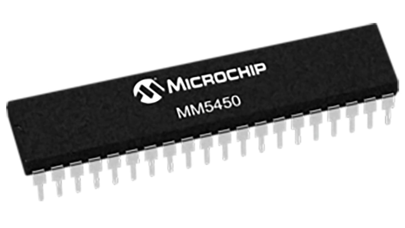 Sterownik wyświetlacza MM5450YN, Microchip