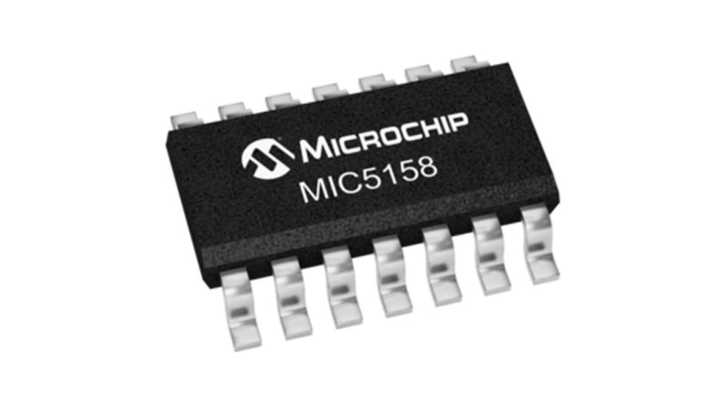 Regulador de tensión MIC5158YM SOIC, 14 pines, Adjustable/Fijo