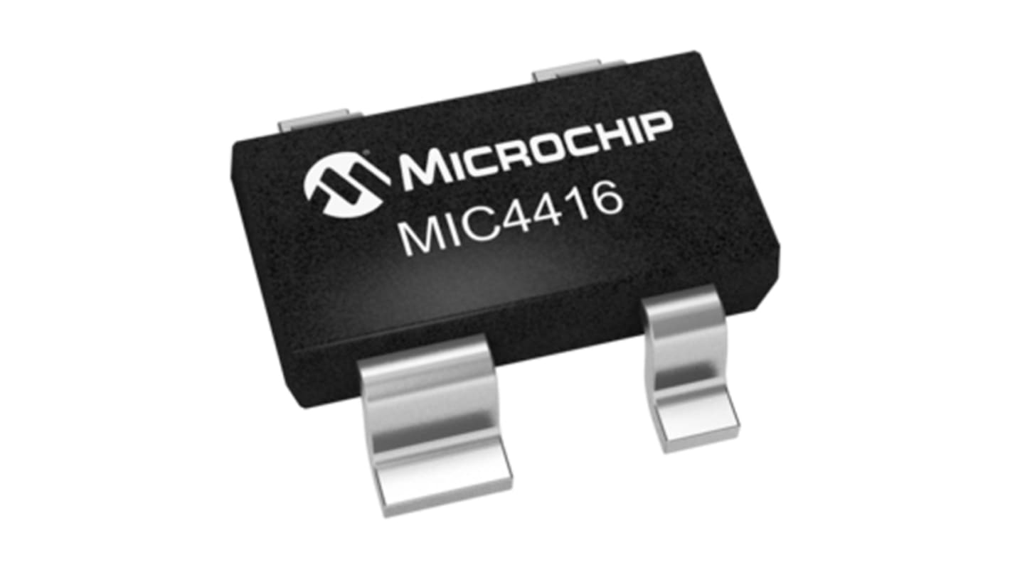 Microchip MOSFETゲートドライバ 1.2 A SOT-123 1 4-Pin ローサイド 非反転 表面実装