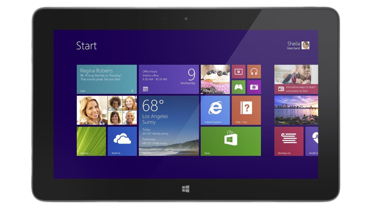 DellVenue 11 Pro 11Zoll Tablet, 1920 x 1080, 4GB, Windows 8.1 Pro 64-Bit mit integrierter Kamera