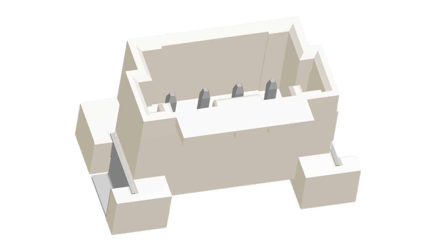 Embase pour CI Molex, DuraClik, 4 pôles , 2.0mm 1 rangée, 3.0A, Droit