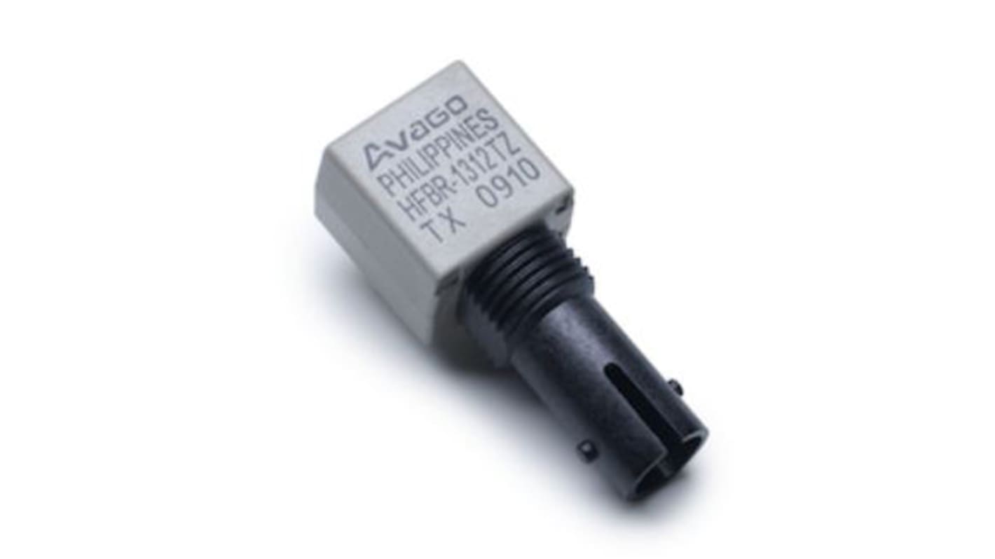 Broadcom HFBR-1312TZ, 155MBd Fibre Optic Transmitter 1300nm, Round ST Connector, 29.8 x 12.6 x 10.2mm