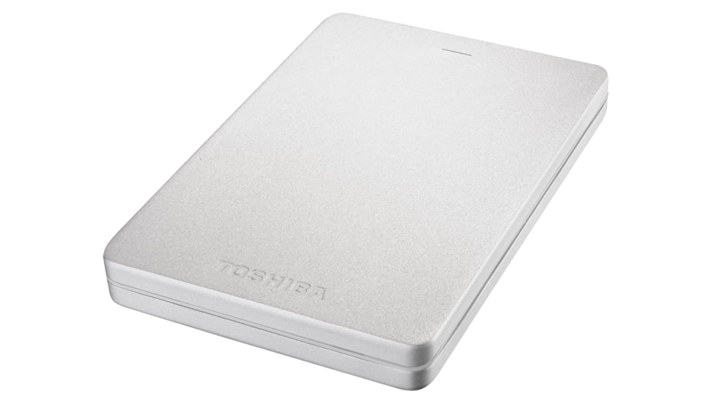 Toshiba Canvio Aluminium Silver 500 GB Portable Hard Drive