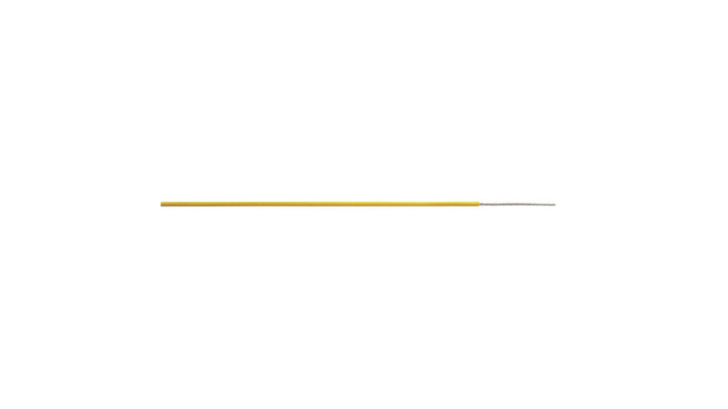 Fils de câblage AXINDUS, KZ, 0,22 mm², Jaune, 24 AWG, 250m, 250 V