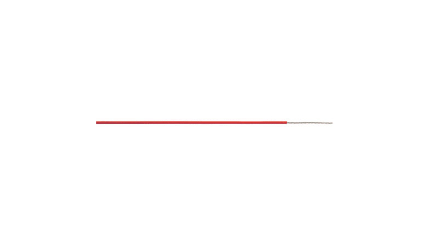 Fils de câblage AXINDUS, KZ, 0,22 mm², Rouge, 24 AWG, 250m, 250 V