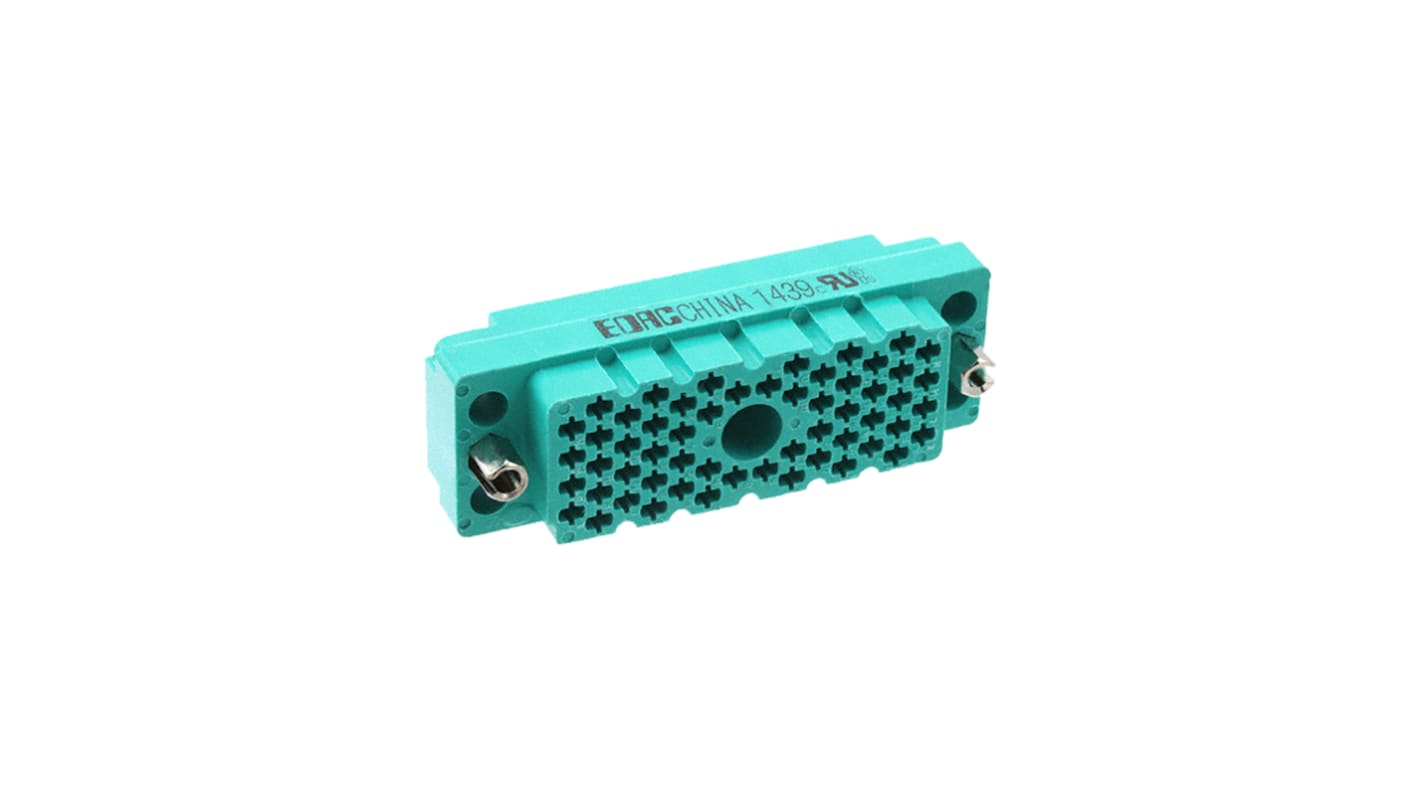 Conector rectangular EDAC, Serie 516, paso 3.81mm, 56 vías, Recta, Hembra, 8.5A