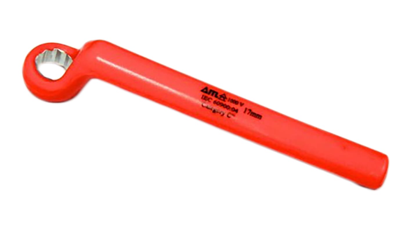 Chiave ad anello angolata ITL Insulated Tools Ltd, 3/4 poll., lungh. 241 mm, in Acciaio al cromo vanadio