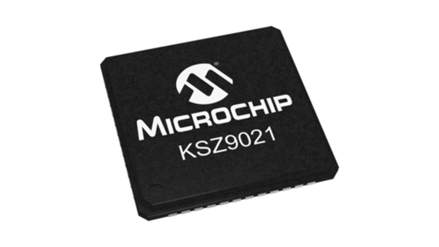 Microchip Ethernet-Transceiver IEEE 802.3, , 1-Kanal 10 Mbps, 100 Mbps, 1000 Mbps Integrierte CDR (2,5 V, 3,3 V )