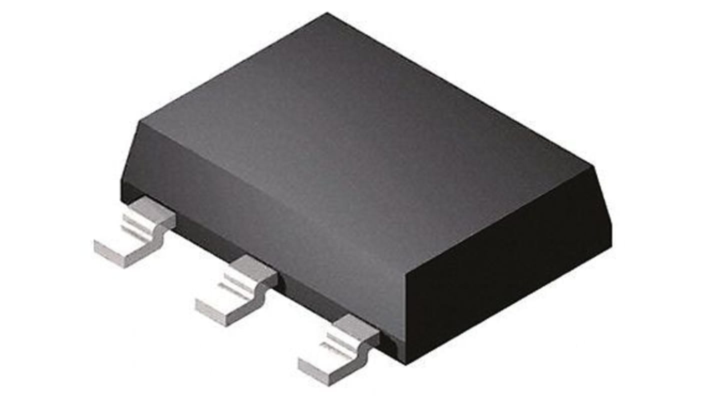 Microchip Spannungsregler 200mA, 1 Niedrige Abfallspannung SOT-223, 3+Tab-Pin, Fest
