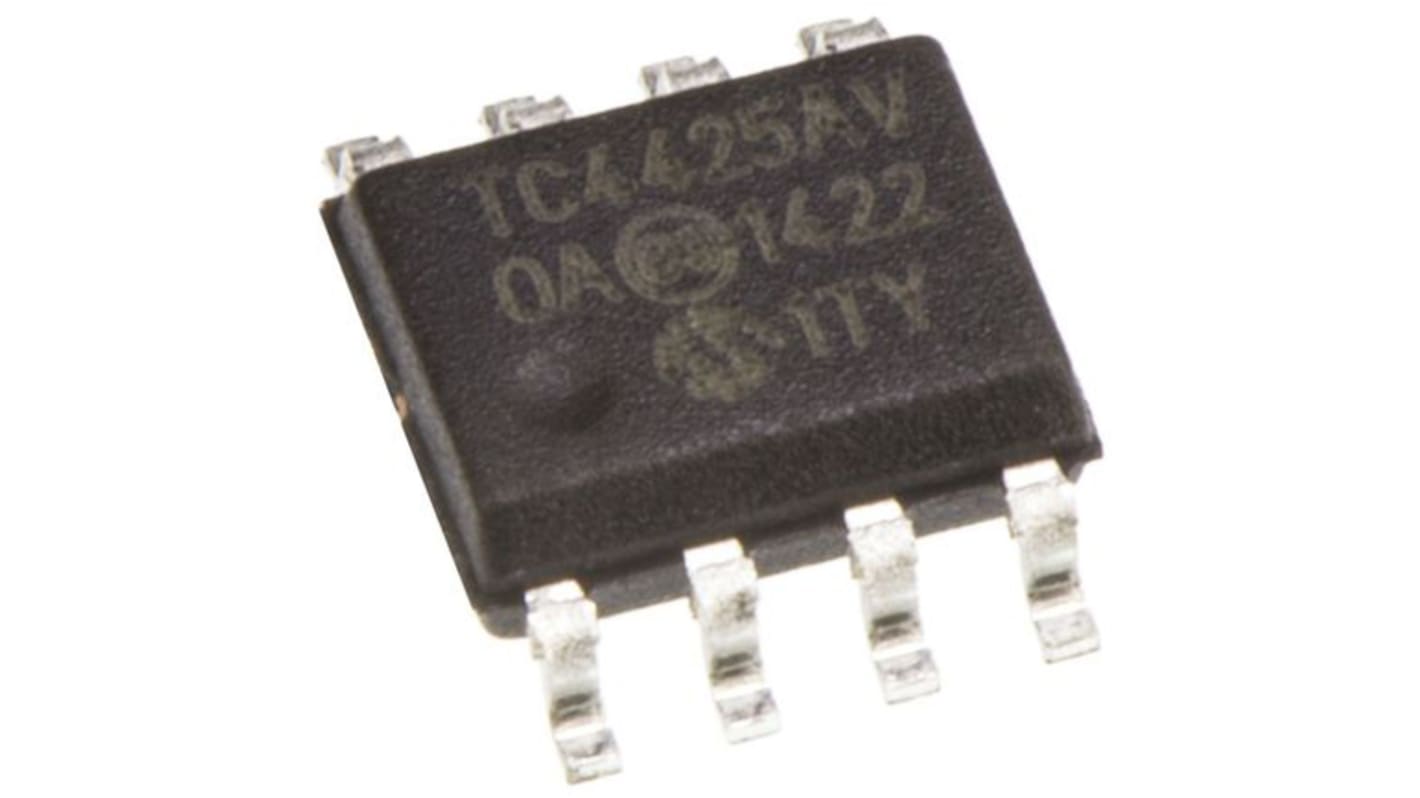 Microchip MOSFETゲートドライバ 4.5 A SOIC 2 8-Pin ローサイド 反転, 非反転 表面実装