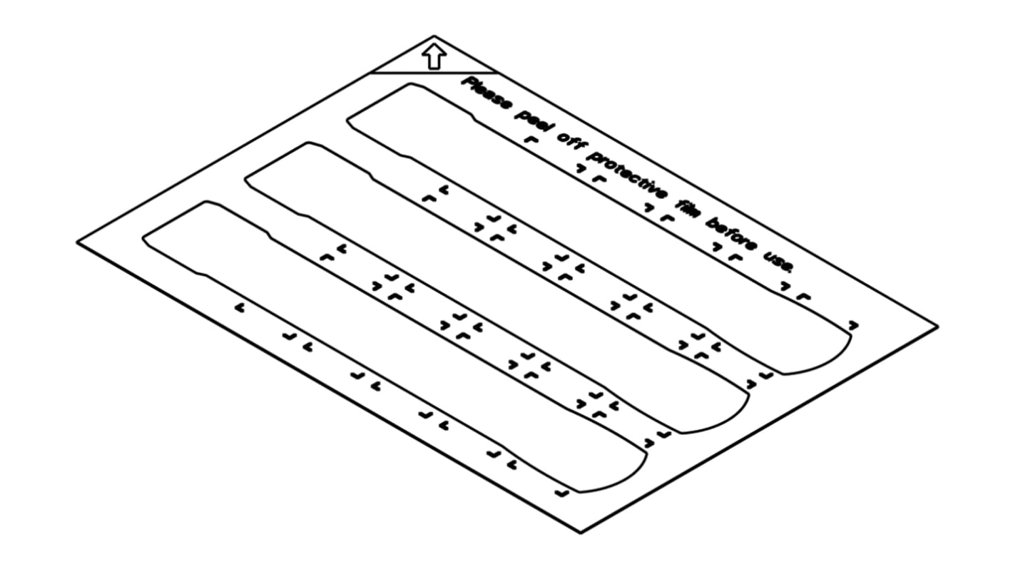 Schneider Electric HMI Label For Use With HMI HMIZRA1