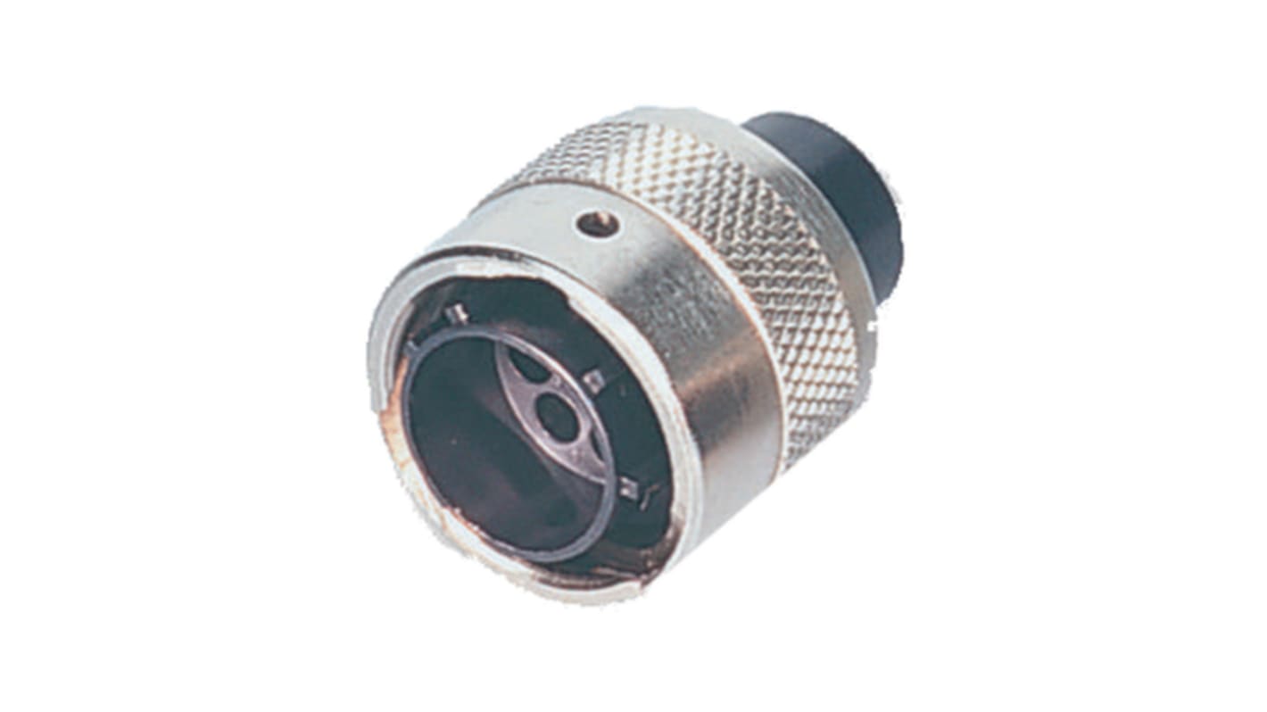 Conector circular Souriau hembra serie UTG de 7 vías macho, tamaño carcasa 18, montaje aéreo, IP65