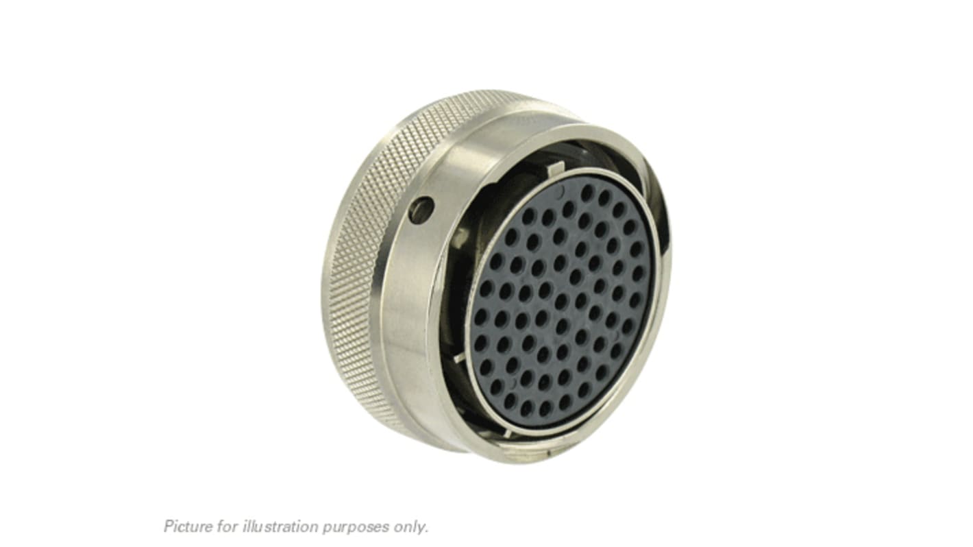 Souriau Circular Connector, 61 Contacts, Cable Mount, Socket, Female, IP68, IP69K, UT0W Series