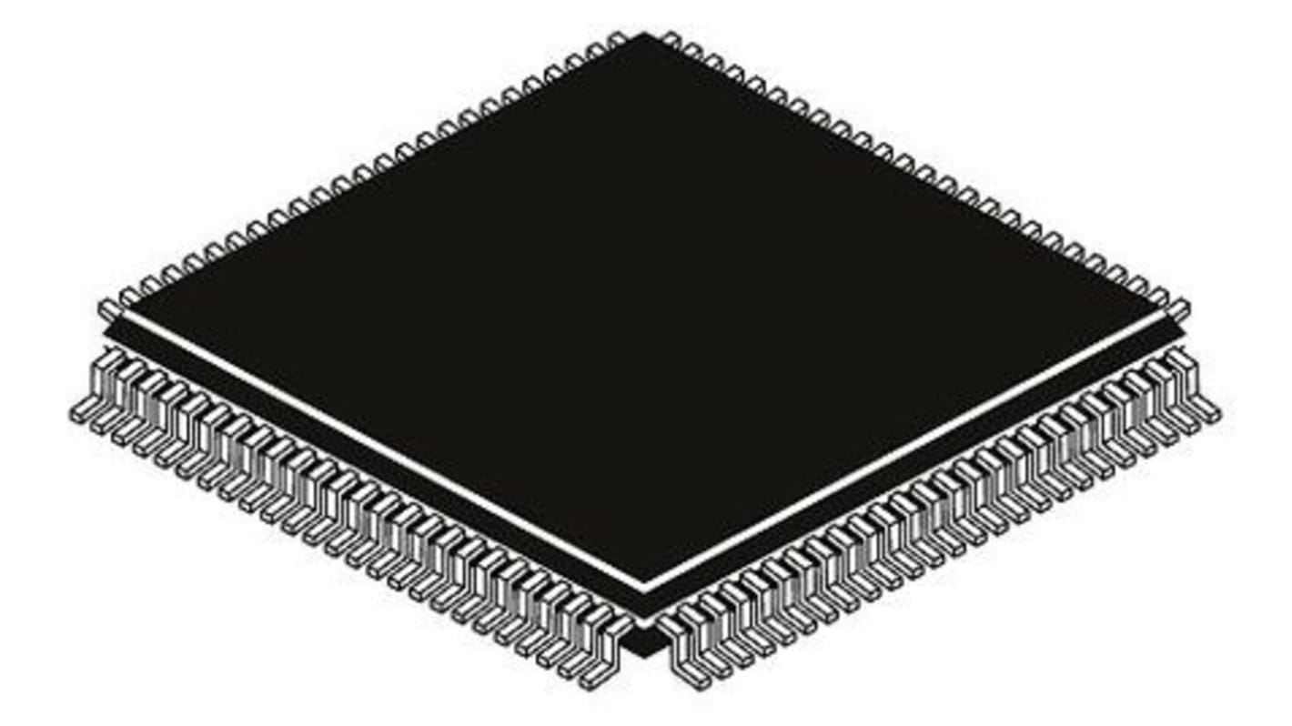 Microchip DSPIC33EP512MU810-E/PT, 16bit dsPIC Microcontroller, dsPIC33EP, 60MHz, 536 kB Flash, 100-Pin TQFP