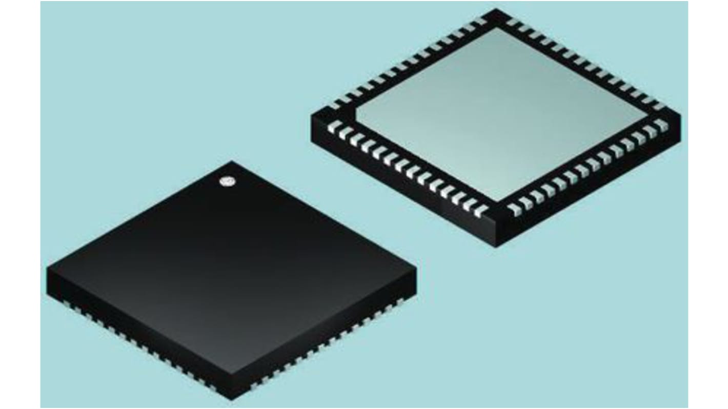 Processeur signal numérique, DSPIC33FJ128GP804-I/ML, 16bit, 40MHz, 128 Ko Flash, 13x12bit ADC, QFN 44 .