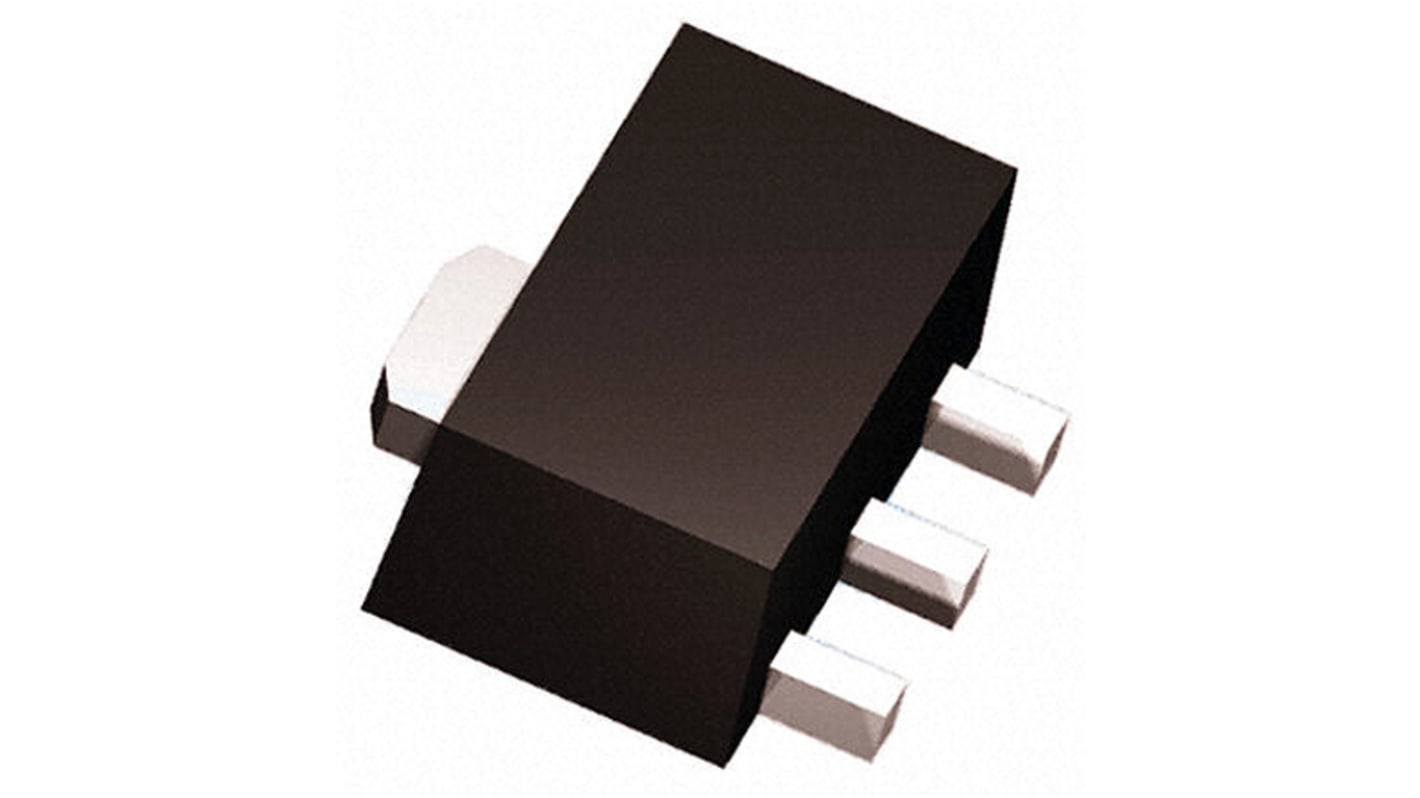 Microchip 電圧レギュレータ 低ドロップアウト電圧 3.3 V, 3-Pin, MCP1703T-3302E/MB
