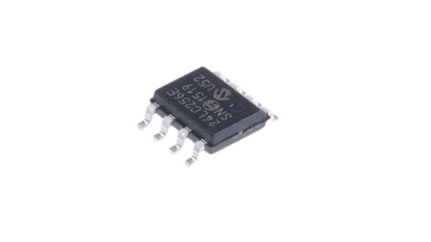 Mémoire EEPROM en série, 24LC256-E/SN, 256Kbit, Série-I2C SOIC, 8 broches, 8bit