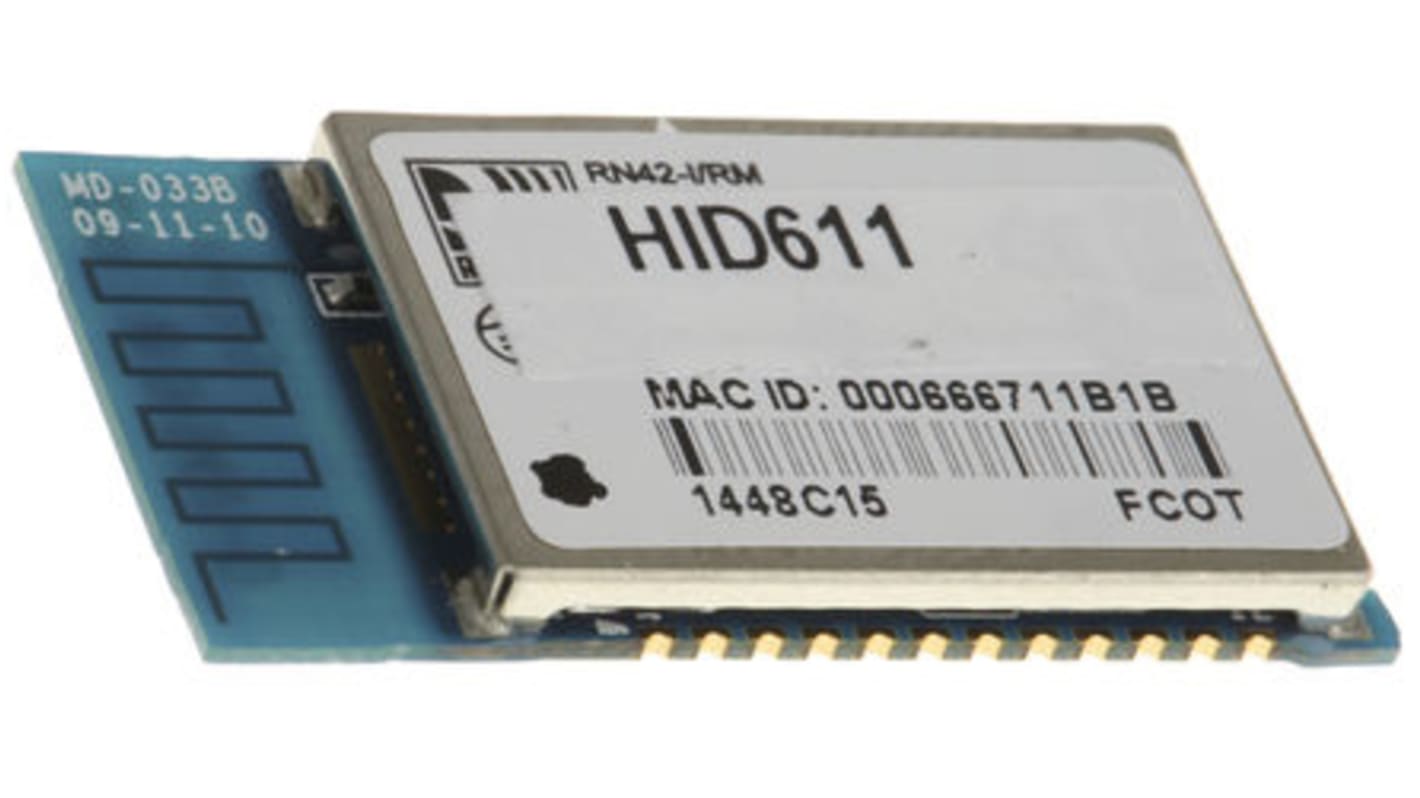 RN42HID-I/RM Microchip Bluetooth-chip 2.1, 4dBm, 25.8 x 13.4 x 2mm