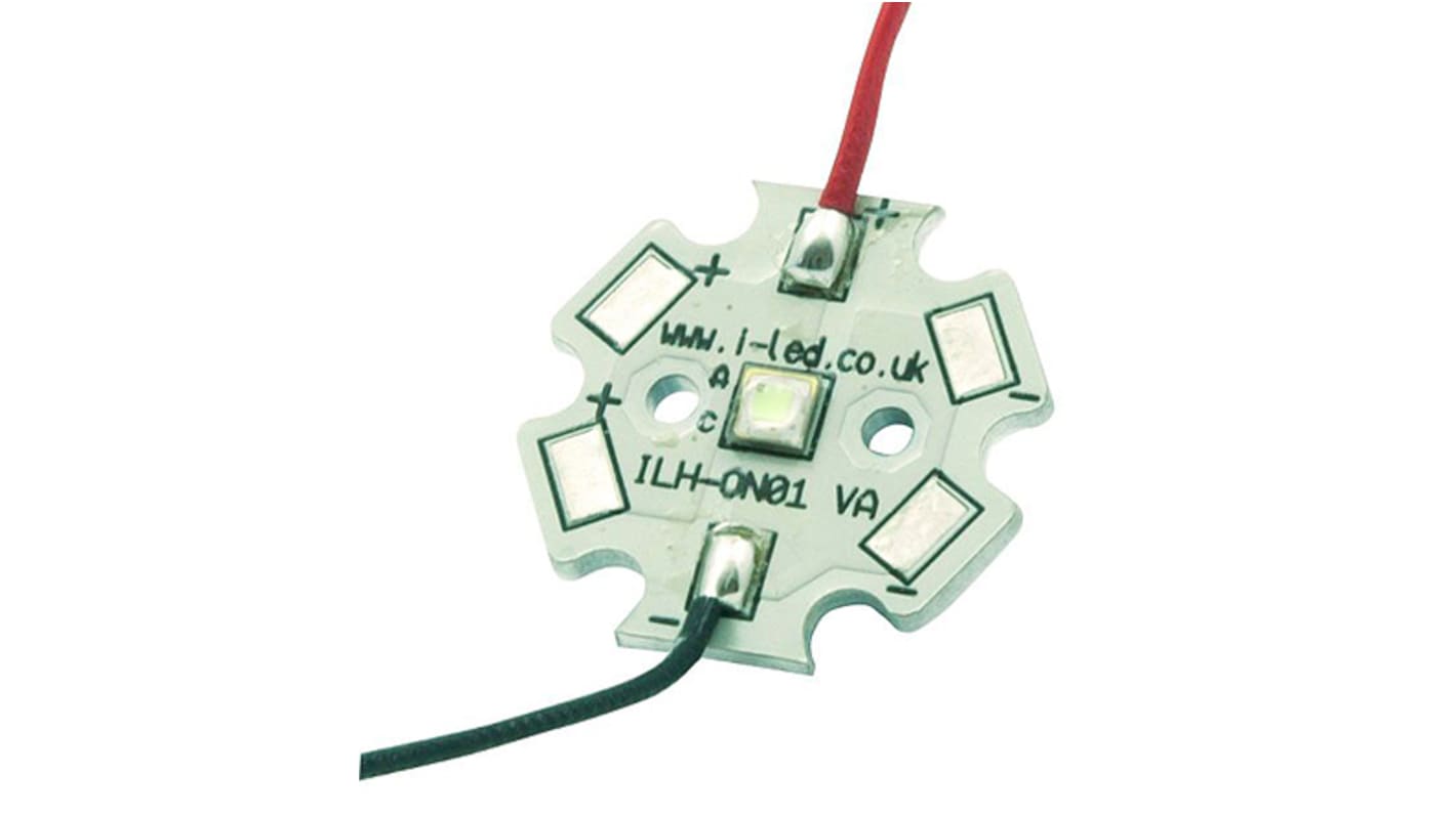 Tablica LED ILH-SO01-SIBL-SC211-WIR200., 28 lm, 1A, 2.75 → 3.5V, kolor: Niebieski, ILS, OSLON Signal PowerStar