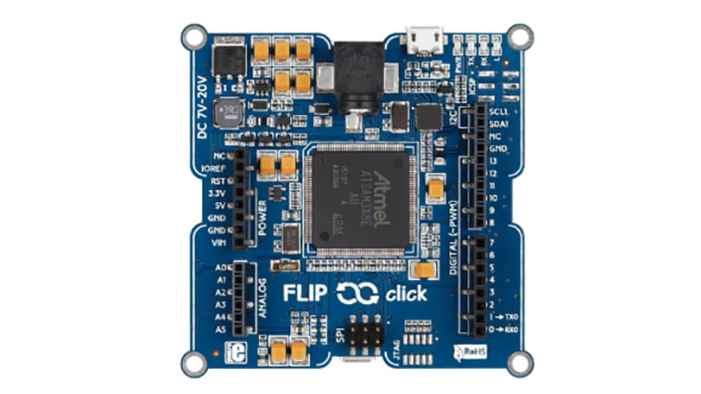 Scheda aggiuntiva Flip&Click SAM3X MikroElektronika