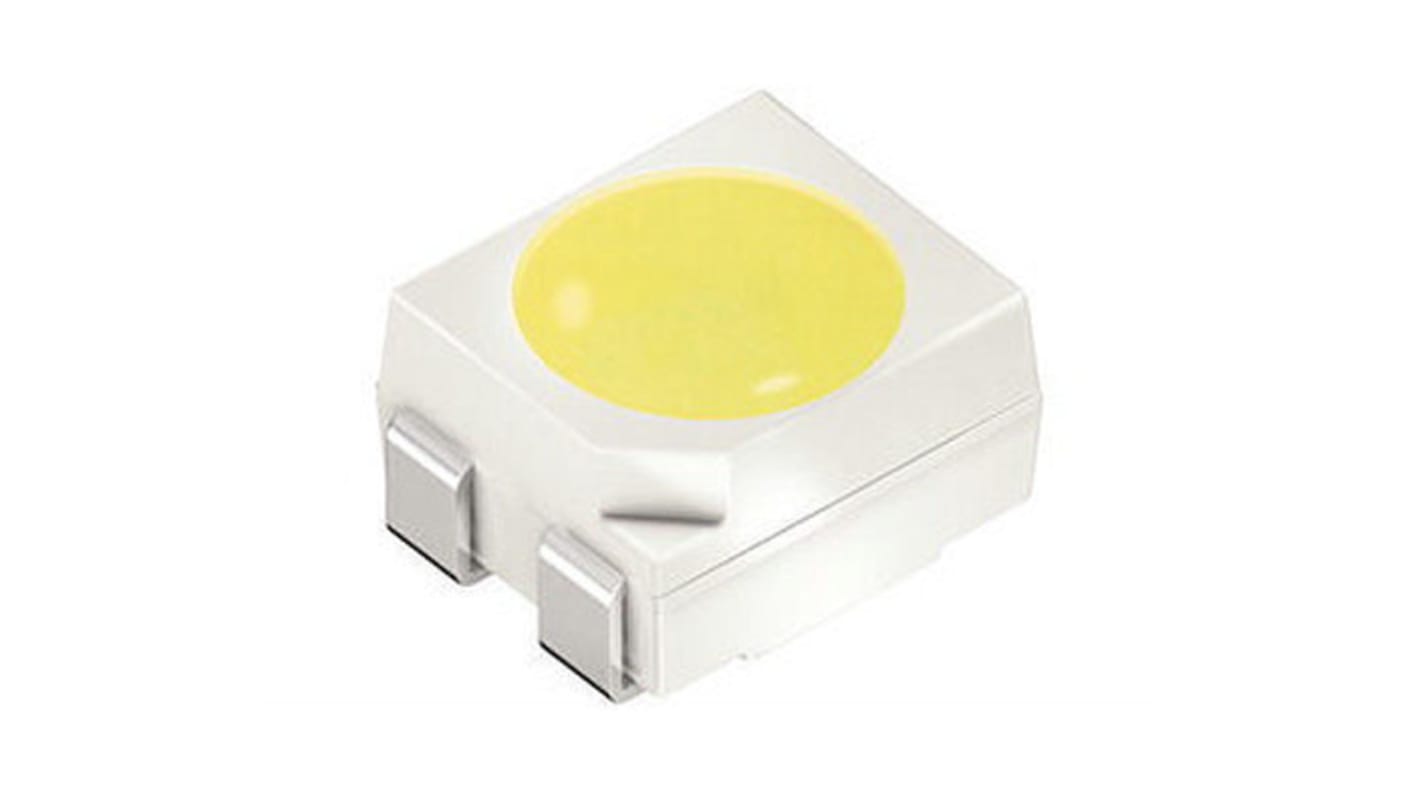 LED Blanc, CMS, PLCC 4, 3,4 V