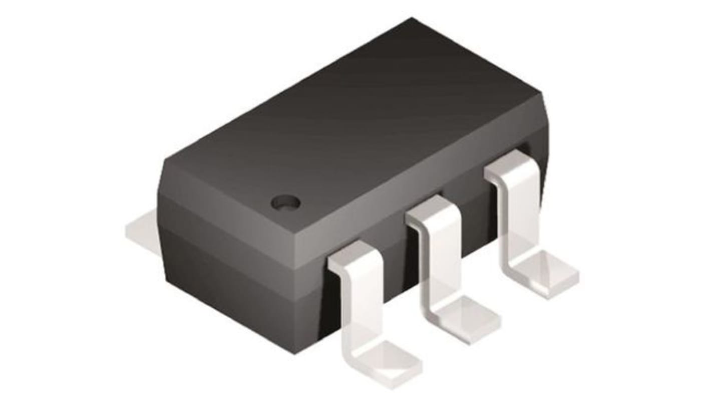 DAC AD5300BRTZ-500RL7, 1, 8 bit-, -3.5LSB, Seriale (SPI), 6-Pin, SOT-23