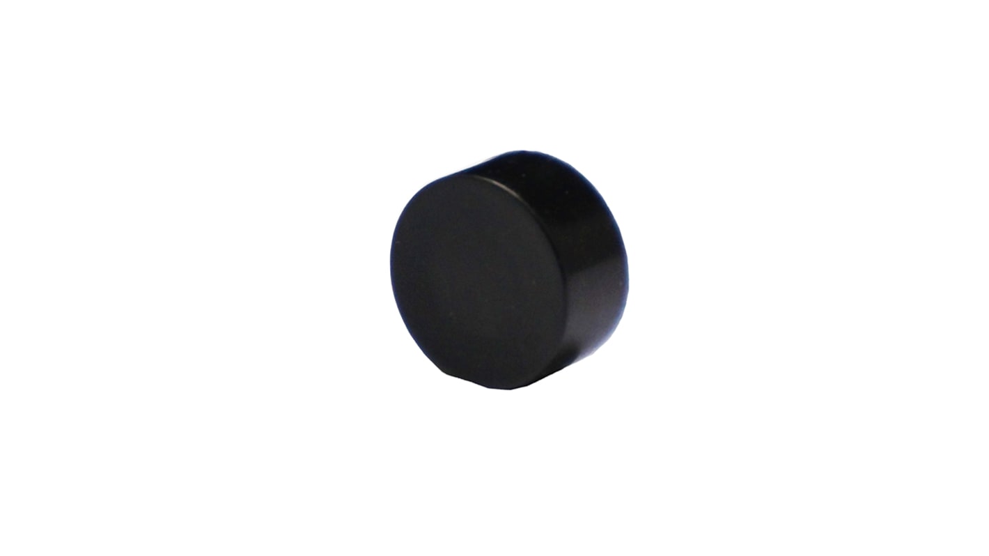 Coperchio pulsante, Nero, 20.17504.01, per uso con Pulsante 10 mm