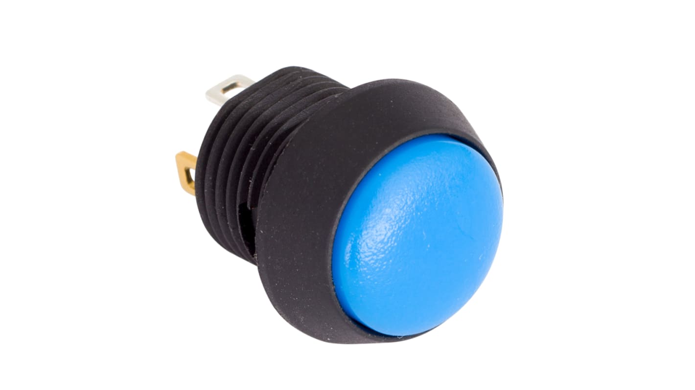 EOZ Push Button Switch, Momentary, Panel Mount, 13.5mm Cutout, SPST, 5V, IP67