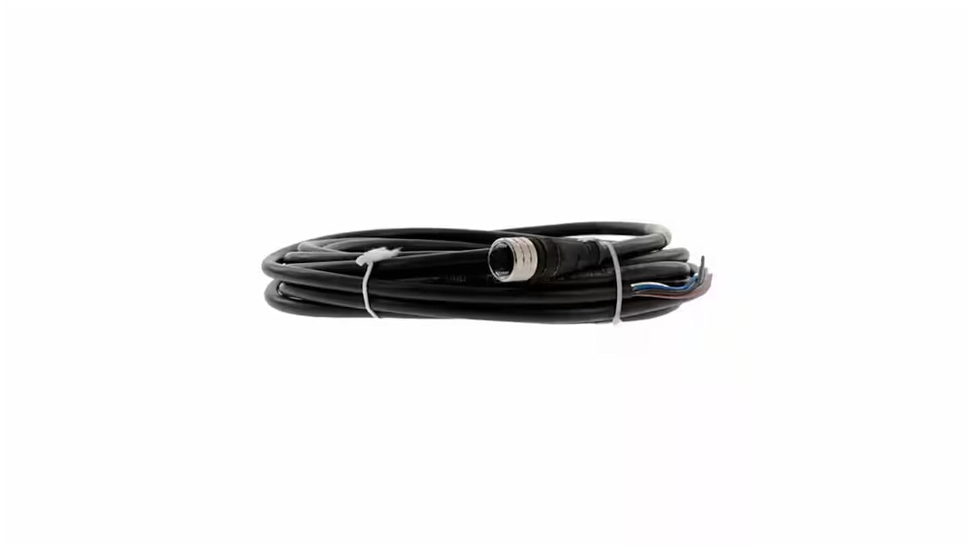 Brad from Molex 120065 Serien M12 til Utermineret Sensor/aktuatorkabel, 5m kabel