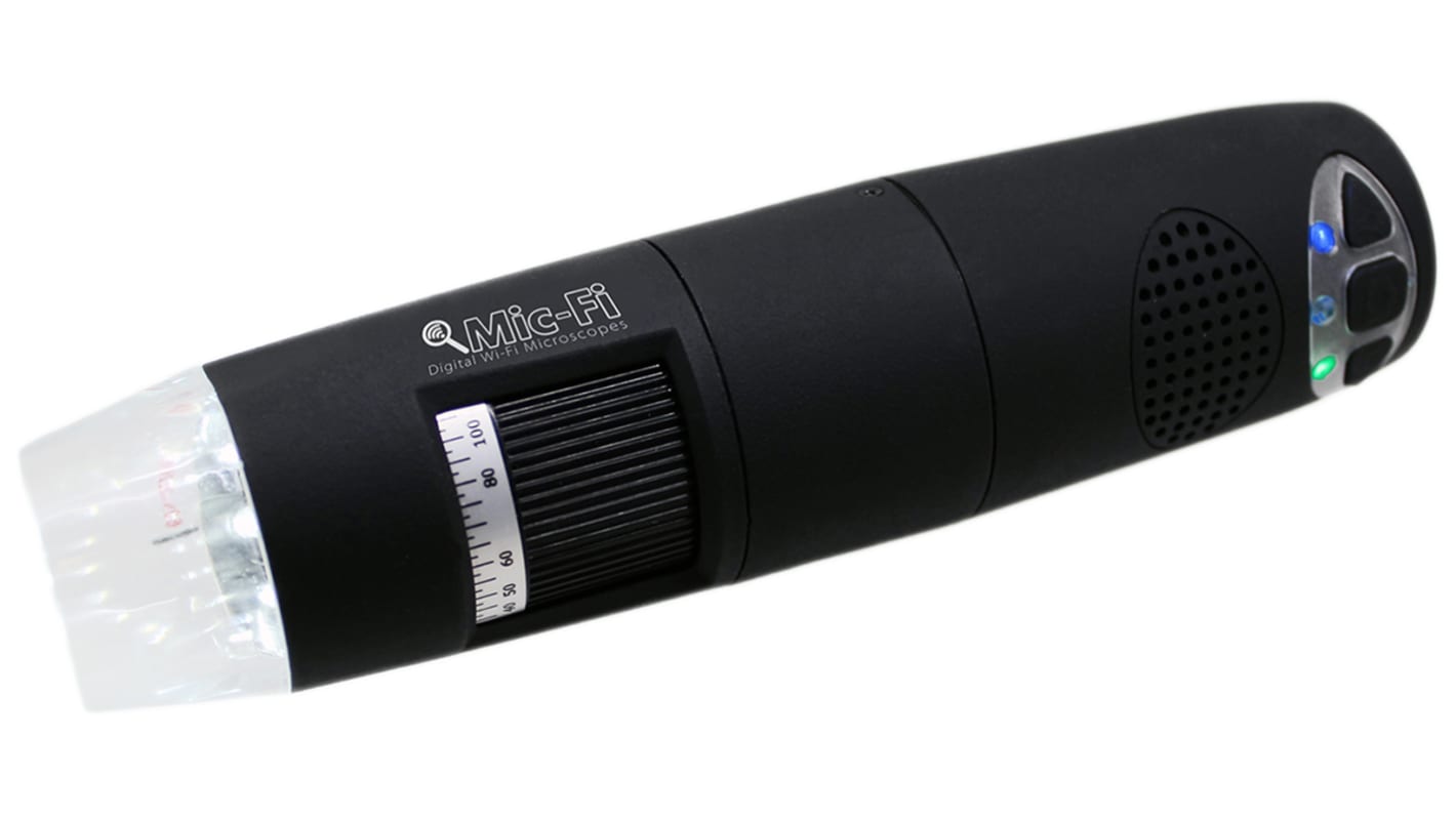 RS PRO USB Wifi Microscope, 1280 x 1024 pixels, 5 → 200X Magnification RS